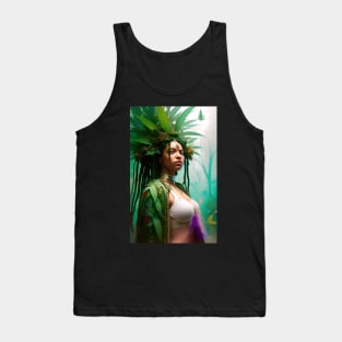 Abstract Rastafari Princess Tank Top